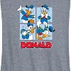 Women's - Disney - Donald Duck Grid Graphic Racerback Tank - 2 of 4