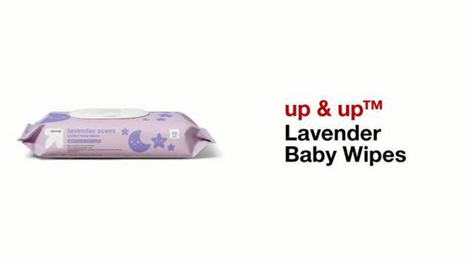 Lavender Baby Wipes - up & up™ (Select Count), 2 of 5, play video