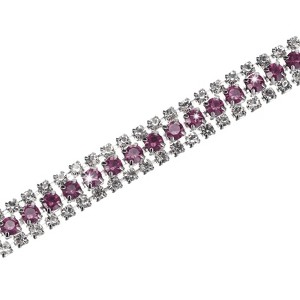 Unique Bargains Durable Rhinestone Chain Multipurpose Use Beaded Trim 1 Pc - 1 of 4