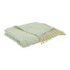 Saro Lifestyle Cotton Throw With Woven Stripes and Diamond - 3 of 4
