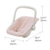 Olivia's Little World Polka Dot Princess Baby Doll Carrier & Car Seat Set, Pink/Gray - 4 of 4