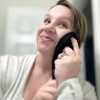 6pc Viscose from Bamboo Day and Night Facial Washcloth Set Black - BedVoyage: Dobby Weave, Moisture-Wicking, OEKO-TEX Certified - 3 of 4