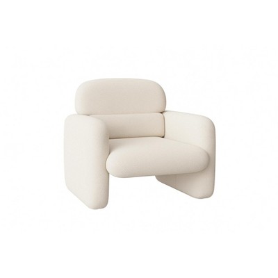 GustoWave 28.7'' W Single Accent Chair, Chenille Single Sofa Chair, Spring Sponge Wood Frame Sofa Chair for Living Room