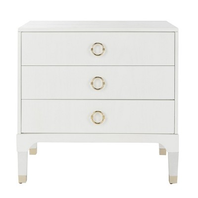 Lorna 3 Drawer Nightstand  - Safavieh