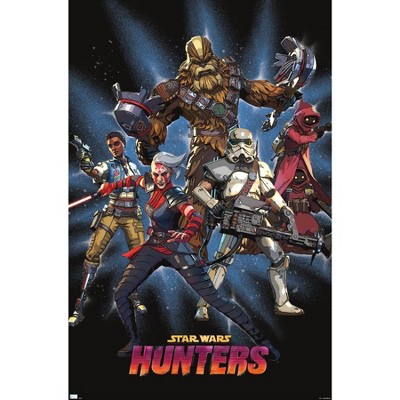 Trends International Star Wars: Hunters - Group Unframed Wall Poster Prints
