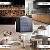 ZAFRO Wine Cooler, 16 Bottle/68 Can Beverage Refrigerator, Mini Fridge Glass Door with Adjustable Shelves, Digital Temperature Display - 4 of 4