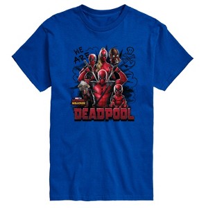 Men's - Marvel - We Are Deadpool Doodles Short Sleeve Graphic T-Shirt - 1 of 4