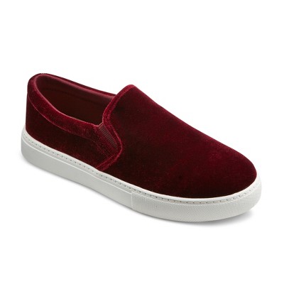 maroon velvet shoes womens