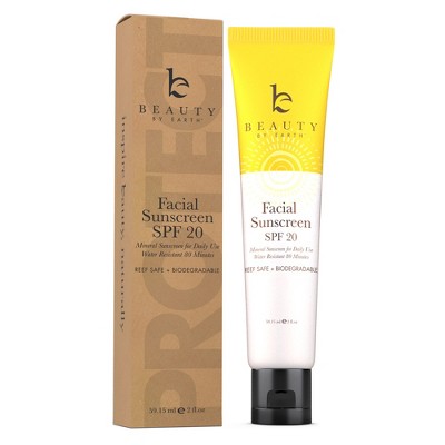 Beauty by Earth Facial Sunscreen - SPF 20