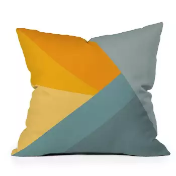 Green Triangle Print Throw Pillow - Skyline Furniture : Target