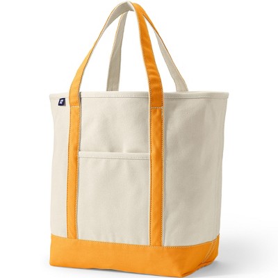 Lands' End Open Top Canvas Tote Bag