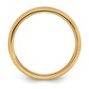 Black Bow Jewelry 2mm to 6mm 10K Yellow Gold Domed Comfort Fit Band - 2 of 4