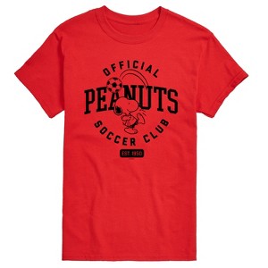 Men's - Peanuts - Peanuts Soccer Club Short Sleeve Graphic T-Shirt - 1 of 4