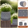 SpassWay 8" Dia Outdoor Indoor Ceramic Planter Pot Decorative Planter with Drainage Hole Patio Flower Pot - 4 of 4