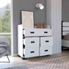 ALEXOUN 5 Drawers Dresser for Bedroom - Storage Cabinet,Large Capacity & Multi-Functional for Kitchen,Living Room,Hallway - 2 of 4