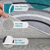 Geometric Abstract Washable Rug - Non-Slip Ultra-Thin Modern Carpet for Living Room, Bedroom, Dining Room - Stain Resistant - 3 of 4
