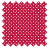 Bacati - Pin Dots Red Cotton Printed Single Window Curtain Panel - image 4 of 4