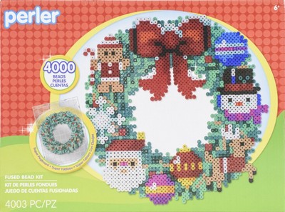 Perler Deluxe Fused Bead Box Kit-Wreath