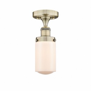 Dover - 1 Light Semi-Flush Mount In Industrial Style-8.25 Inches Tall and 6.5 Inches Wide - 1 of 1