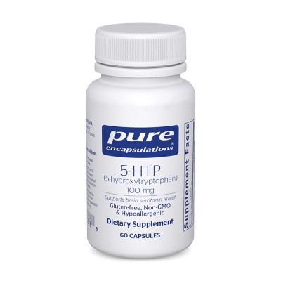 Pure Encapsulations 5-HTP 100 mg - Brain Health, Sleep Regulation & Appetite Support* - 5-Hydroxytryptophan - Gluten Free & Non-GMO