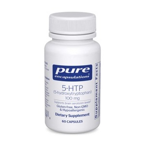 Pure Encapsulations 5-HTP 100 mg - Brain Health, Sleep Regulation & Appetite Support* - 5-Hydroxytryptophan - Gluten Free & Non-GMO - 1 of 4