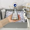 Pavilion Gift Company- September - 6.5" Angel Tealight Candle Holder Religion Faith September Birthday Zodiac Virgo Libra Crystal Birthstone Gift - 4 of 4
