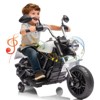 12V Kids Ride on Motorcycle, 3-Wheel Kids Electric Motorcycle w/Training Wheels, One-Button Start, Reverse, Headlight, Horn & Music, for 3+ - 2 of 4