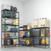 Karl Home Heavy Duty Storage Adjustable Metal Shelves Wire Shelving Unit With Wheels 1200LBS NSF - 2 of 4