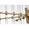 Elegant Lighting Sienna 8 - Light Pendant in  Gold - 3 of 4