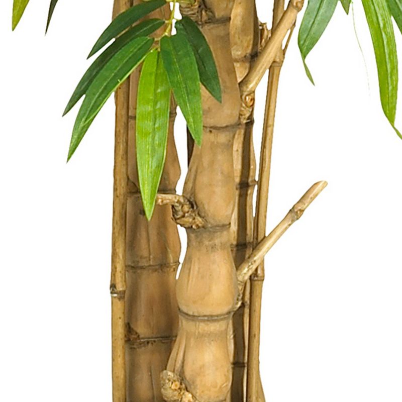 Nearly Natural 6' Belly Bamboo Silk Tree, 4 of 5