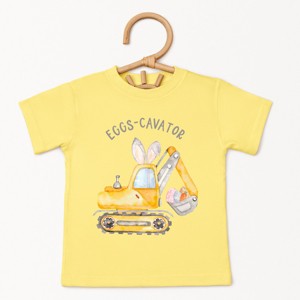 The Juniper Shop Eggs-Cavator Toddler Short Sleeve Tee - 1 of 4