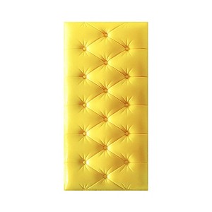 TROPOW Wall Padding 3D Anti-Collision - 2 Pc Upholstered Self-Adhesive Wall Panels, Headboard for Bedroom/Living Room - 1 of 4
