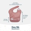 Tiny Twinkle Mess-Proof and Waterproof Baby Food Bib for Boys or Girls, Machine Washable and BPA-Free w/Adjustable Closure - 3 of 4