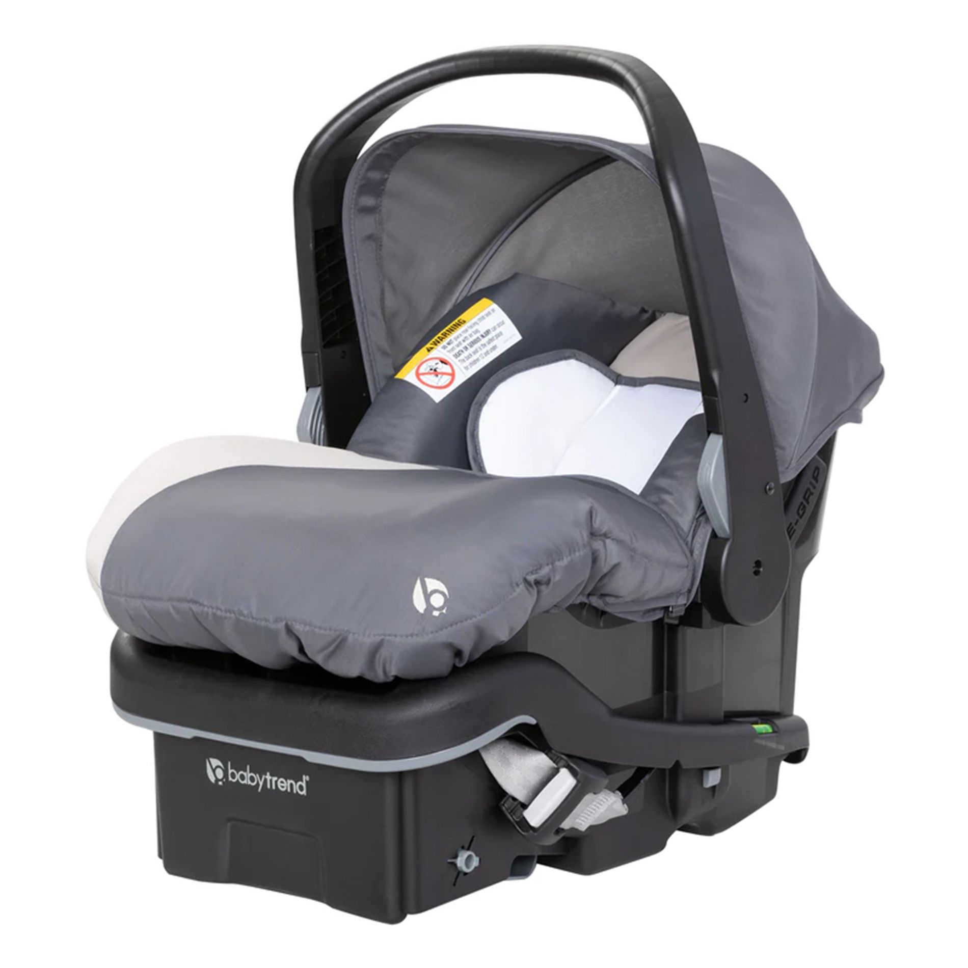 Baby Trend EZ-Lift 35 Plus Ergonomic Lightweight Rear-Facing Infant Car Seat with Multi-Position Base and Cozy Cover, Magnolia Gray