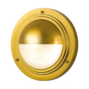 C Cattleya Integrated LED 3CCT Brushed Gold Wall Sconce with Frosted Glass - 1 of 4