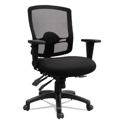 Alera Etros Series Mid-Back Multifunction with Seat Slide Chair Black ET4217