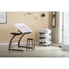 studio designs Triflex Modern Adjustable to Standing Height Table: Dual Tilt, 10-Year Warranty - 2 of 4