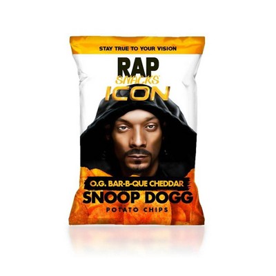 Rap Snacks Cheddar Barbeque Potato Chips - Snoop Dogg – 2.5oz