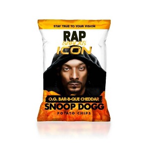 Rap Snacks Cheddar Barbeque Potato Chips - Snoop Dogg – 2.5oz - 1 of 3