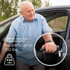 HOM Car Door Handle for Elderly - Multifunction Car Door Grabbers for Seniors with Window Breaker, Seatbelt Cutter & Built-in Flashlight (2-pack) - 4 of 4