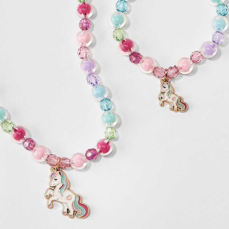 Toddler Girls&#39; Rainbow Unicorn Bracelet and Necklace Set - Cat &#38; Jack&#8482;, 4 of 5