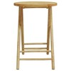 Garden Table Natural Bamboo Medium Foldable Garden Table Round - 4 of 4