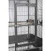 Prevue Pet Products 34521 Dome top Bird Cage, Large, Black Hammerstone - 4 of 4