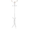 Aghana Digitals White Indoor Triangular Coat Stand with 9 Hooks, Powder-Coated Steel, 6.6 lbs - 4 of 4