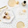50ct Gold Cheers Beverage Napkins - Spritz™ - 2 of 3