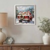 Creative Products Christmas Puppy Truck 16 x 16 White Framed Print - 4 of 4