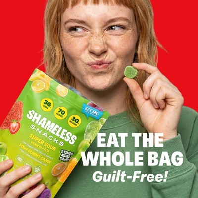 Shameless Snacks Super Sour Variety Pack Candies - 5.5oz