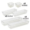 Trio Home Draw Organizers, 3 Versatile Sizes, Storage Bins for Makeup, Bedroom, Kitchen, Office, Bathroom and Vanity Drawer Organizer - 3 of 4