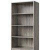 71.4" Tall Farmhouse 6-Shelf Wooden Bookcase with Doors, Industrial Display Storage for Bedroom, Living Room & Office - 4 of 4