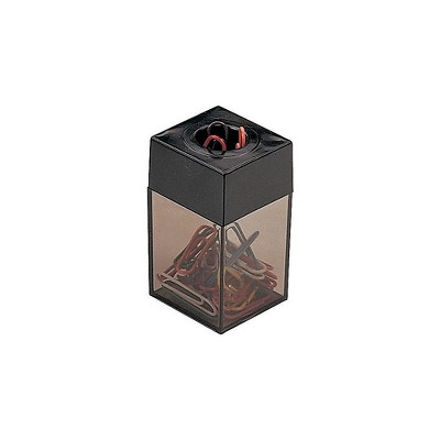 Staples Large Paper Clip Dispenser 100 Clip Capacity Clr/Blk 4.5x2.25x2.25 10590